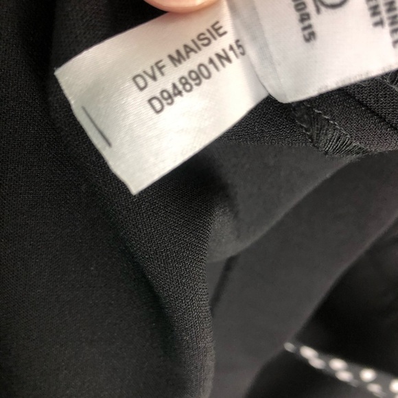 Diane von furstenberg 8 Maisie black dress 0008 - Picture 8 of 11